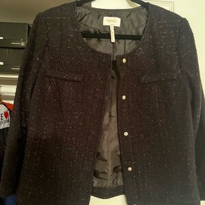 Laundry By Shelli Segal Women's Textured Blazer in Black